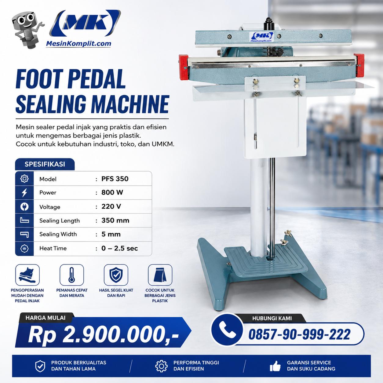 Mesin Pedal Sealer (MSK-0...